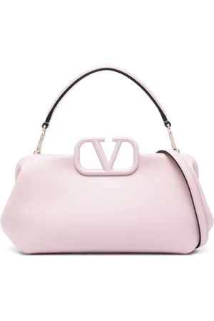 VALENTINO GARAVANI Signatur-tote i læder med VLogo