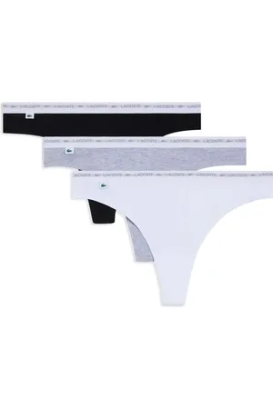 Lacoste G-streng med logobånd (pakke med tre)