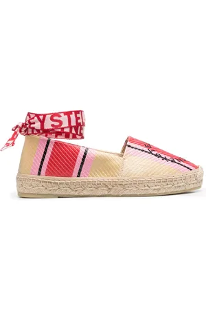 Stella McCartney Flade espadriller med broderet logo