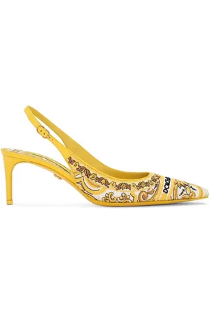 Dolce & Gabbana 60 mm pumps med Majolica-broderi