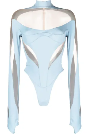 MUGLER Bodysuit med paneler