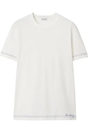 Burberry T-shirt med logobroderi