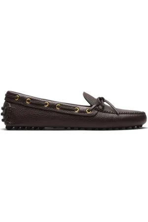 CAR SHOE Loafers med grynet læder