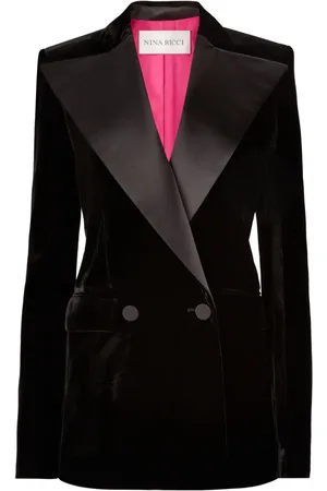 Nina Ricci Dobbeltradet blazer i velour