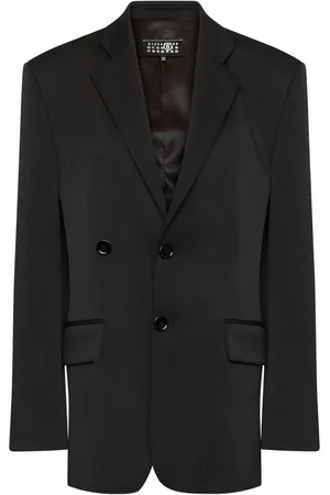 Maison Margiela Blazer med hakrevers og kantning
