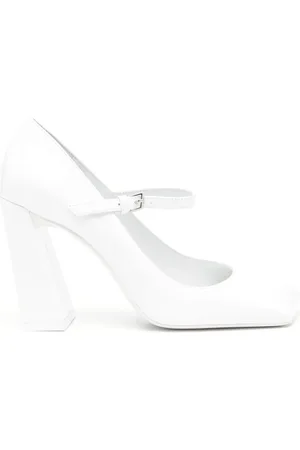 Amina Muaddi Charlotte Mary Jane 95 mm pumps