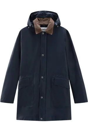 Woolrich Voksbehandlet frakke med hætte