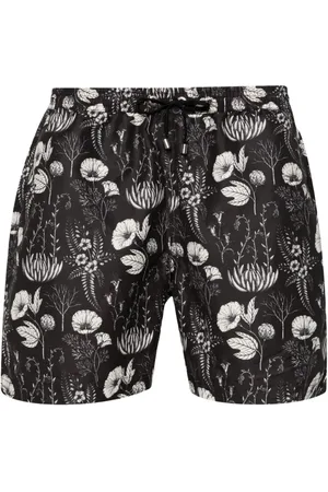 Sunspel Badeshorts med bladtryk