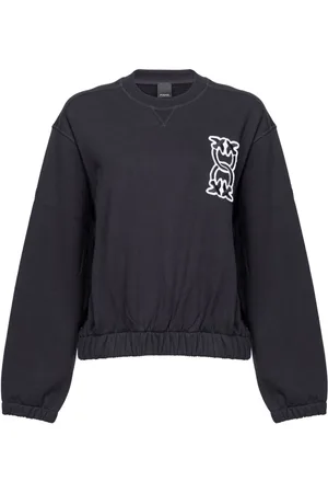 Pinko Sweatshirt med Love Birds-applikation