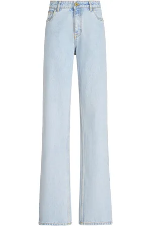 Etro Jeans med lige ben og logo-broderi