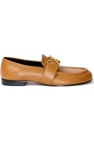 Proenza Schouler Loafers i læder med monogram-plade