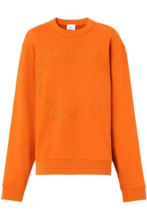 Burberry Sweatshirt med broderet egeblad-våbenmærke