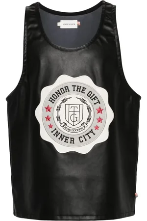HONOR THE GIFT Vest i imiteret læder