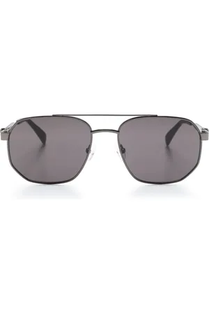 Alexander McQueen Floating Skull pilot-solbriller