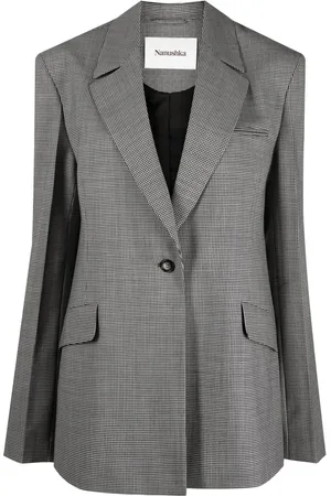 Nanushka Puppytooth-ternet oversize blazer
