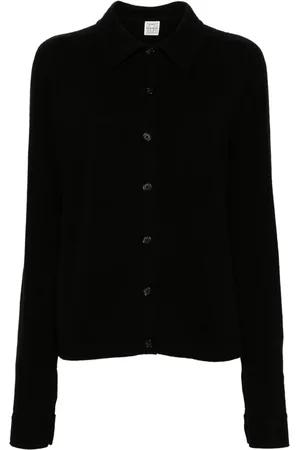 Totême Cardigan med skjortekrave