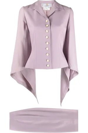 Givenchy Draperet sæt med nederdel fra 1990-2000