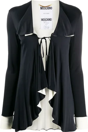 Moschino Cardigan med bindefront