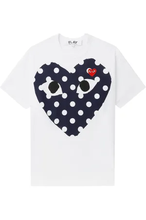 Comme des Garçons T-shirt med hjertetryk