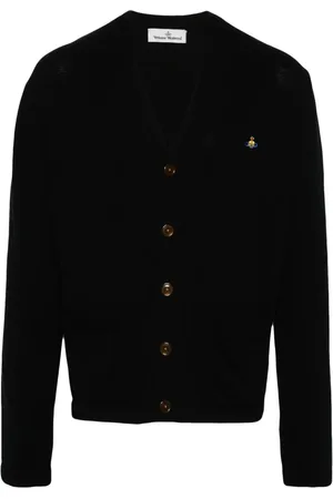 Vivienne Westwood Finstrikket cardigan med V-hals