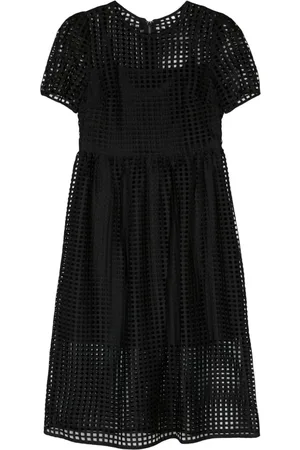 DKNY Mesh-kjole med svaj