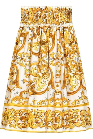 Dolce & Gabbana Skjorte med Majolica-print