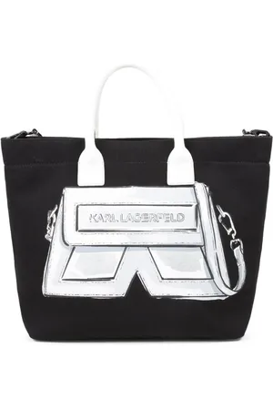 Karl Lagerfeld Mini tote i kanvas