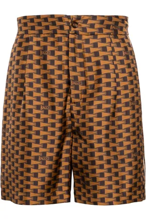 Bally Shorts i silke med Pennant-tryk