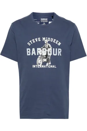 Barbour X Steve McQueen T-shirt med logotryk