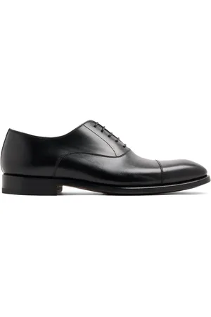 Magnanni Oxford-sko i læder med tonede syninger