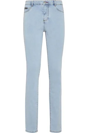Philipp Plein Skinny-jeans med logoplade