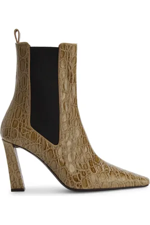 Giuseppe Zanotti Janiee ankelstøvler i læder med slangetryk