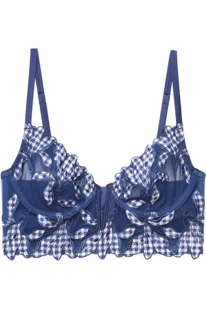 FLEUR DU MAL Gingham-ternet Lily bh