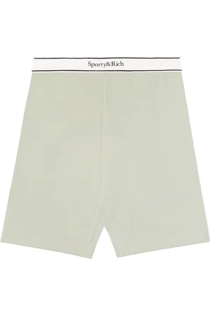 Sporty & Rich Serif shorts med logobånd i taljen