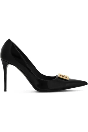 Dolce & Gabbana Pumps i læder med logobogstaver