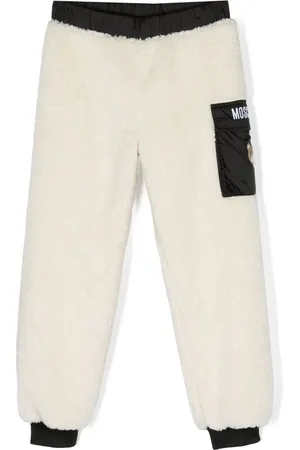 Moschino Joggingbukser i imiteret pels
