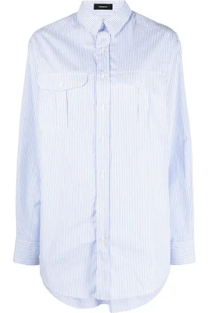 WARDROBE.NYC Stribet skjortekjole