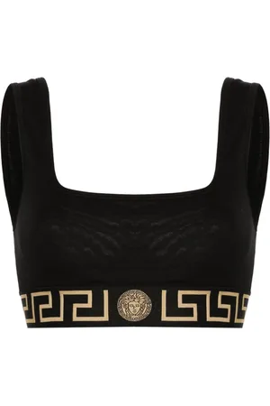 VERSACE Cropped Medusa Head top