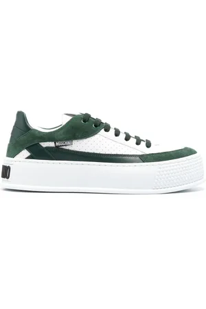 Moschino Plateau-sneakers med paneler