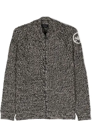 Emporio Armani Strikket cardigan med logomærke