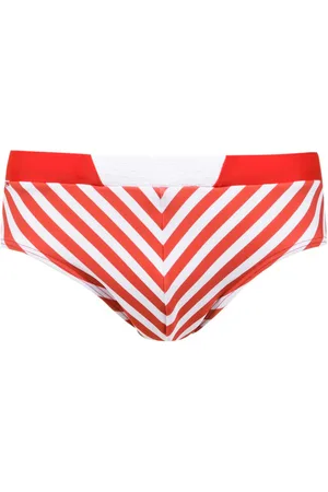 AMIR SLAMA Badeshorts med striber