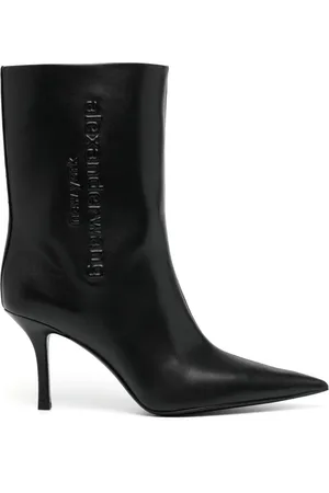 Alexander Wang 85mm læderstøvler