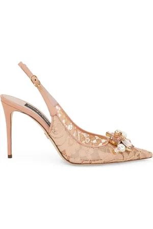 Dolce & Gabbana Rainbow Lace 90mm slingback-pumps