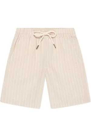 Trussardi Stribede shorts med snoretræk