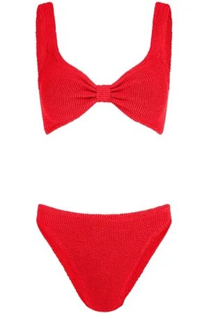 Hunza G Onnie-bikini i seersucker
