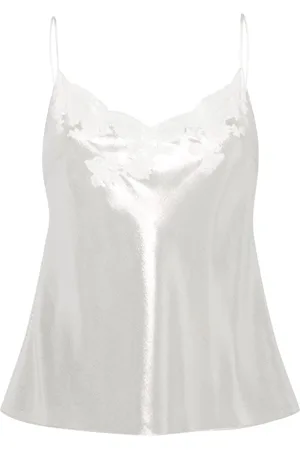 CARINE GILSON Camisole-top med blondedetalje