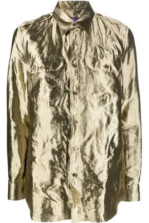 Ralph Lauren Skjorte med metallisk effekt og knapper