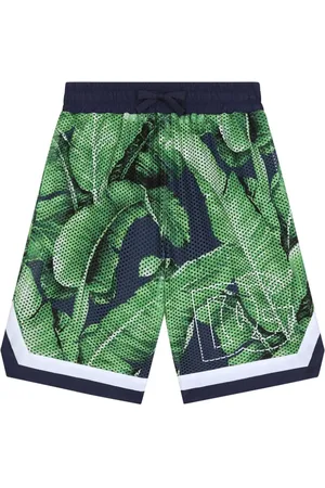 Dolce & Gabbana Bermuda-shorts med bananblad-tryk
