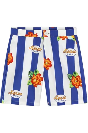 Kenzo Stribede shorts med logotryk