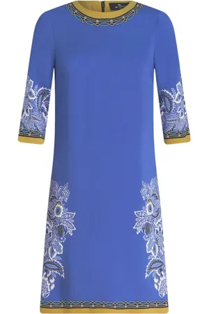 Etro Cady shift-kjole med blomstertryk